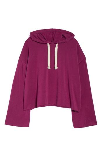 Women's Bp. Bell Sleeve Hoodie - Purple