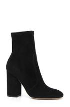 Women's Valentino Stretch Suede Bootie