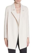 Women's Theory Clairene New Divide Wool & Cashmere Coat, Size - Ivory