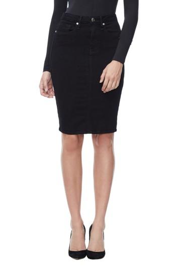 Women's Good American The Pencil Skirt - Black