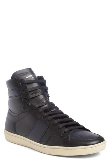 Men's Saint Laurent Sl/10h Signature Court Classic High-top Sneaker