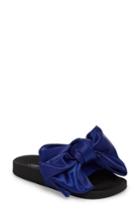 Women's Jeffrey Campbell Jova-bow Slide Sandal M - Blue