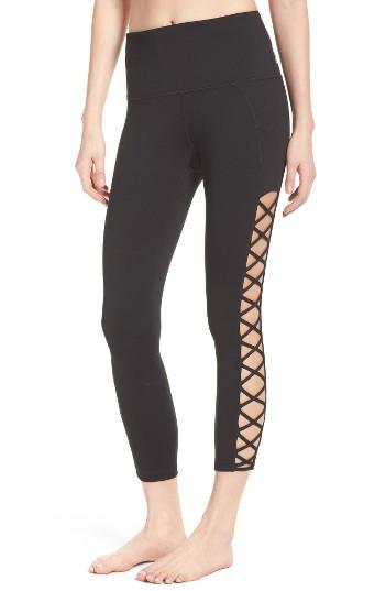 Women's Zella Lace It Up High Waist Midi Leggings