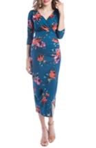 Women's Lilac Clothing Carly Faux Wrap Maternity/nursing Dress