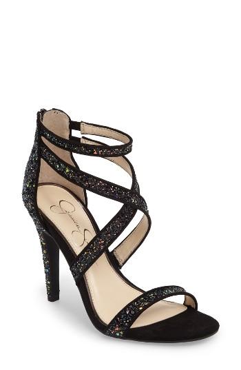 Women's Jessica Simpson Ellenie Sandal .5 M - Black