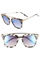 Women's Sonix Parker 55mm Sunglasses - Luxe Marble/ Indigo Mirror