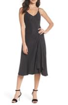 Women's Caara Bay Area Sleeveless Pinstripe Midi Dress - Black