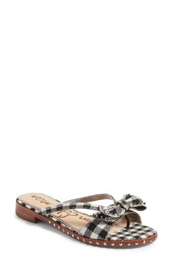 Women's Sam Edelman Dariel Bow Sandal M - Black