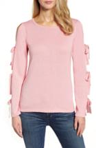 Women's Cece Bow Sleeve Sweater, Size - Pink