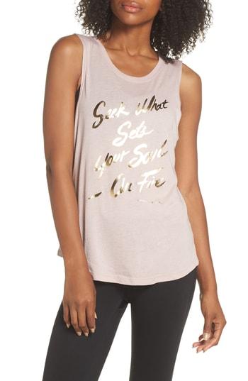 Women's Spiritual Gangster Soul Muscle Tank - Pink