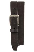 Men's Johnston & Murphy Leather Belt - Grey