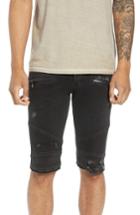 Men's Hudson Jeans Blinder Biker Cutoff Shorts - Black