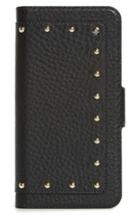 Kate Spade New York Embellished Iphone 7 & 7 Folio Case - Black
