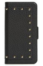 Kate Spade New York Embellished Iphone 7 & 7 Folio Case - Black