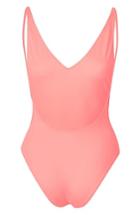 Women's Topshop Pamela One-piece Swimsuit Us (fits Like 2-4) - Coral