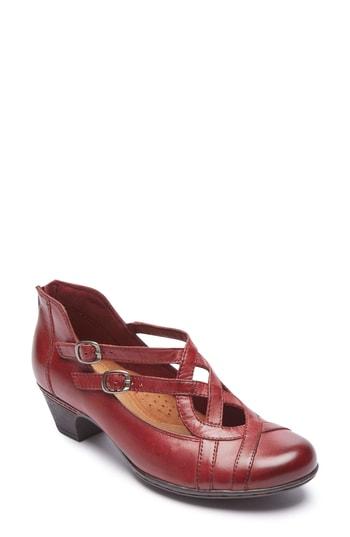 Women's Rockport Cobb Hill Abbott Pump M - Red