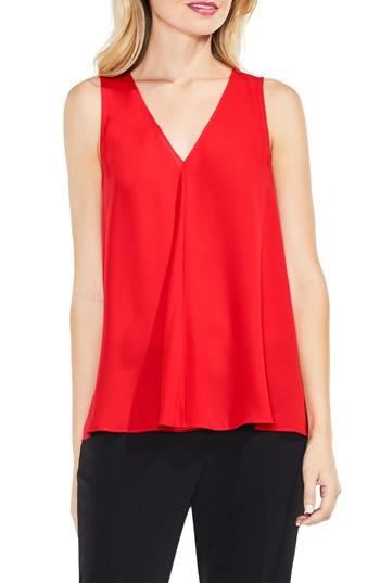 Women's Vince Camuto V-neck Drape Front Blouse - Pink