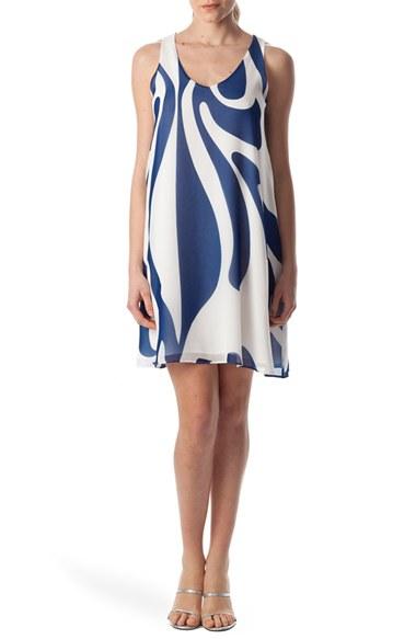 Women's Pietro Brunelli 'lago Di Garda' Print Maternity Dress - Blue
