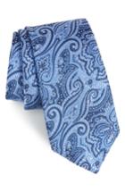 Men's Nordstrom Men's Shop Printemps Paisley Silk Tie, Size - Blue