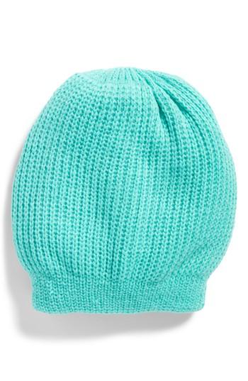 Women's Free People Everyday Slouchy Beanie - Blue/green