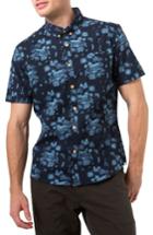 Men's 7 Diamonds La Villa Print Woven Shirt, Size - Blue