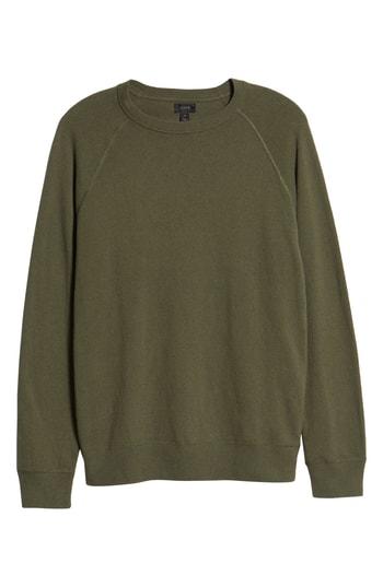 Men's J.crew Crewneck Cotton Field Sweatshirt - Green
