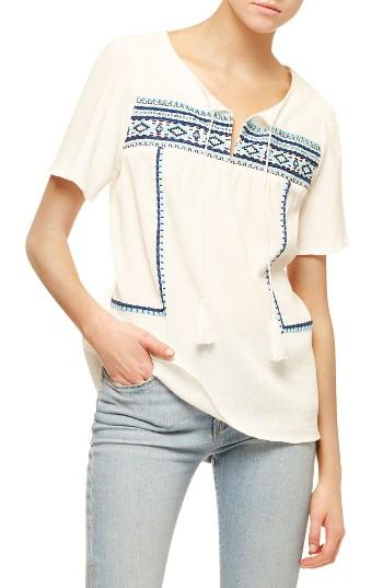 Women's Sanctuary Santiago Embroidered Gauze Top