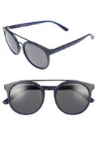 Women's Burberry 53mm Round Sunglasses - Matte Blue