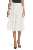 Women's Needle & Thread Tiered Tulle Skirt - White