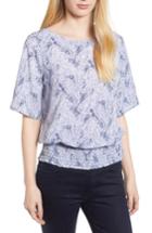 Women's Michael Michael Kors Kimono Sleeve Paisley Top - Blue
