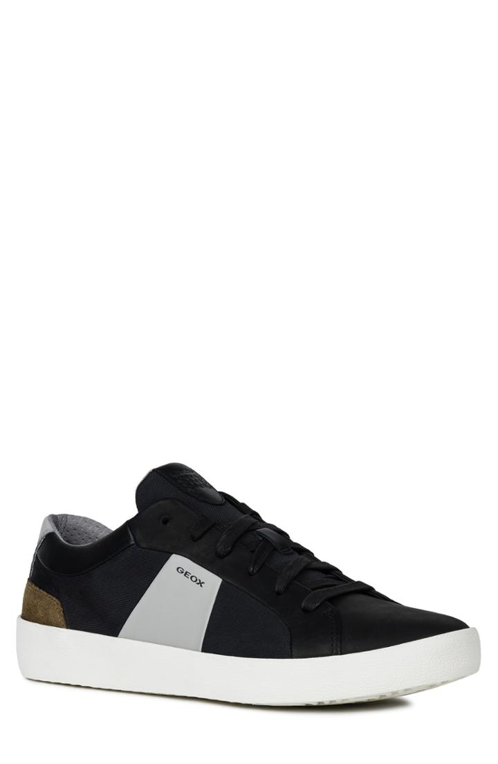 Men's Geox Warley 2 Sneaker Us / 41eu - Black