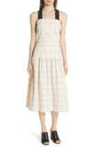 Women's Sea Jacques X-factor Grid Linen Dress - Ivory