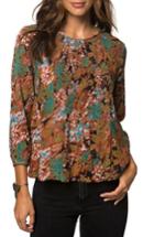 Women's O'neill Lavinia Print Blouse - Brown
