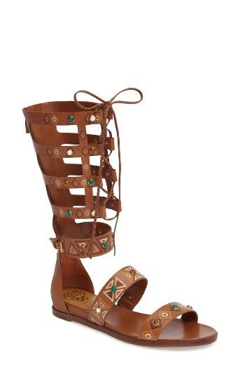 Women's Vince Camuto Shandon Gladiator Sandal .5 M - Brown