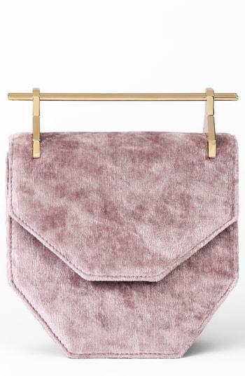 M2malletier Mini Amor Fati Velvet Shoulder Bag - Purple