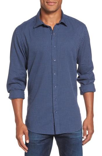 Men's Rodd & Gunn Kennington Regular Fit Gingham Sport Shirt - Blue