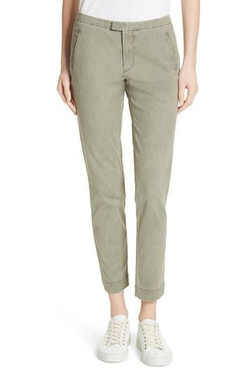 Women's Atm Anthony Thomas Melillo Enzyme Wash Slim Pants - Green