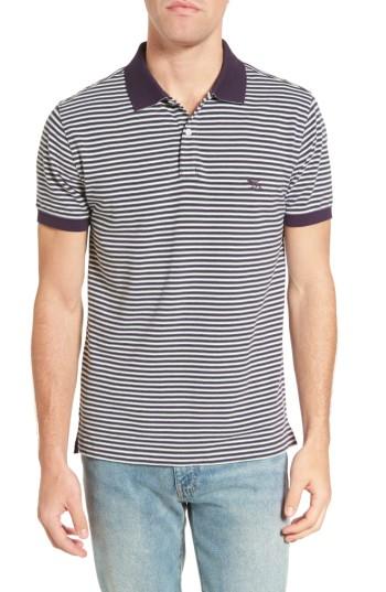 Men's Rodd & Gunn Swyers Point Sports Fit Stripe Polo - Purple