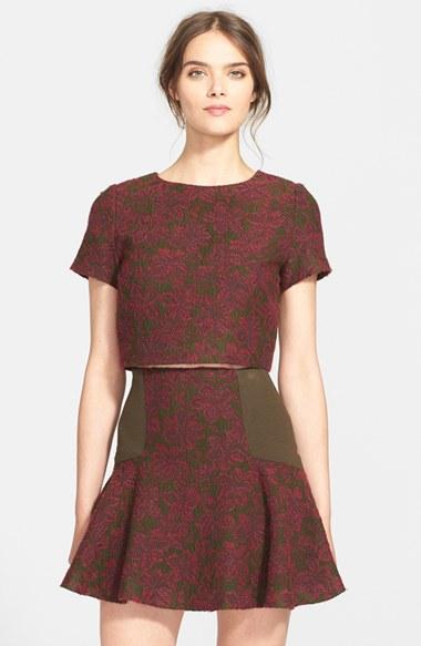 Women's Alice + Olivia 'sarina' Crop Top