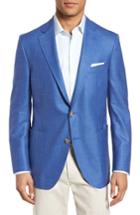 Men's Peter Millar Classic Fit Wool Blend Blazer S - Blue
