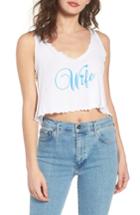 Women's Wildfox Wife Doutzen Tank - White