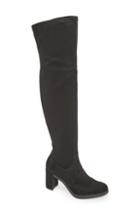 Women's Wonders Over The Knee Stretch Boot .5-6us / 36eu - Black
