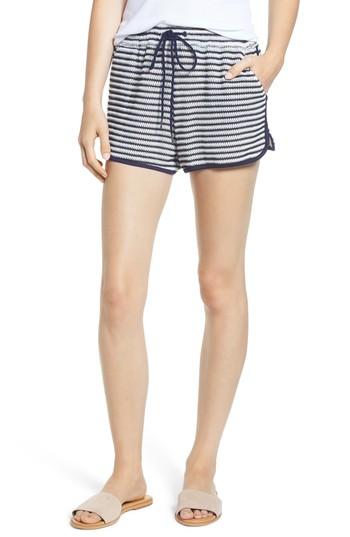 Women's Splendid Stripe Shorts - Blue