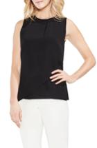 Women's Vince Camuto Foldover Blouse - Black