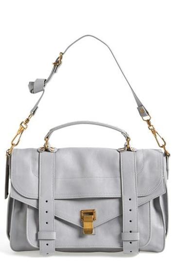 Proenza Schouler 'medium Ps1' Satchel Concrete
