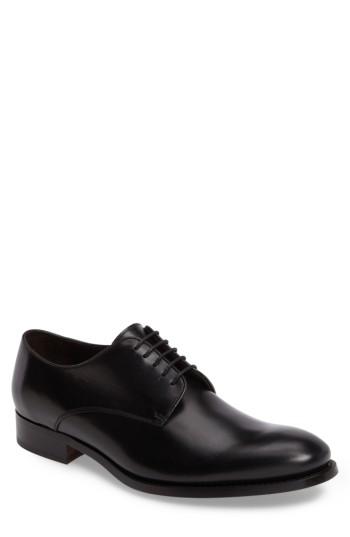 Men's To Boot New York Hank Plain Toe Derby .5 M - Black