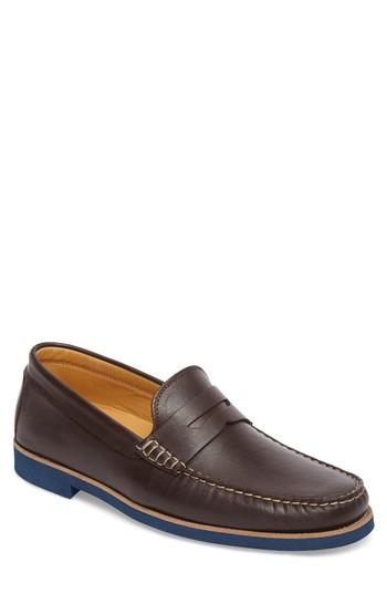 Men's Austen Heller Lincolns Penny Loafer .5 M - Brown