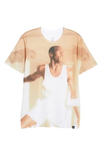 Men's Jordan Sportswear Graphic Shirt, Size - White