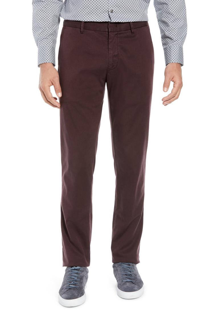 Men's Zachary Prell Aster Straight Fit Pants - Red