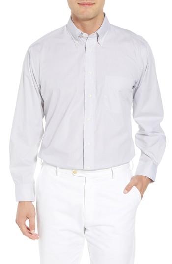 Men's Gitman Tailored Fit Check Dress Shirt .5 - 34 - Grey